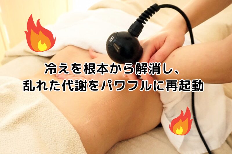 コアヒートは冷えを根本から解消し、乱れた代謝をパワフルに再起動 